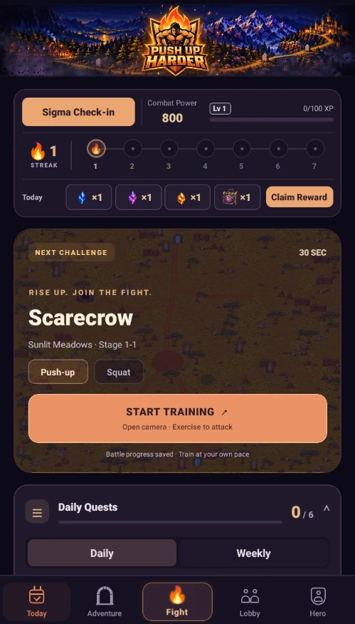Game screen 1
